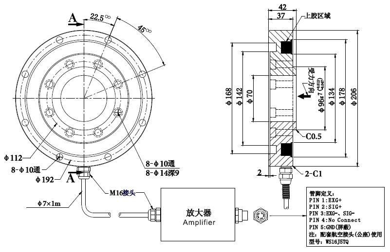 wheel shaped load cell NQ18